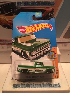 hot wheels custom 62 chevy pickup surfs up