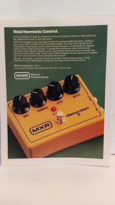 MXR DISTORTION II GUITAR PEDAL 1981 10x8- PRINT AD. m2 | eBay MXR DISTORTION II GUITAR PEDAL 1981 10x8- PRINT AD. m2 | eBay