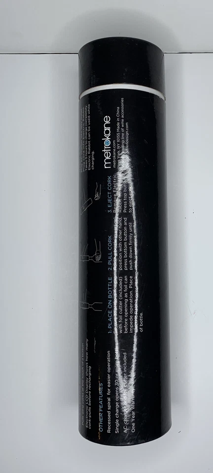 Кролик автоматический электрический штопор открывалка для винных бутылок (металлический красный) б/у в отличном состоянии - Изображение 3 из 3