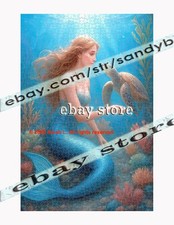 1000 piece jigsaw puzzle Night Sea Mermaid moon ocean fantasy