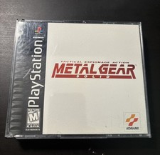 Metal Gear Solid Sony PlayStation 1 1998 PS1 CIB Complete Black Label TESTED