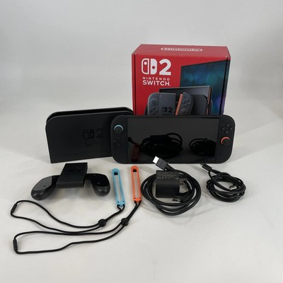 Nintendo Switch 2 Handheld Console Black 256GB w/ Controllers - Open Box