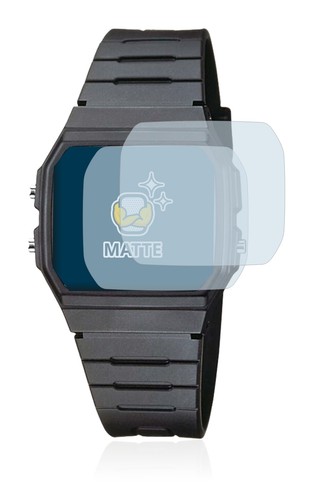 2x Antyodblaskowy ochraniacz ekranu do kolekcji Casio Unisex F-91W Matowy - Zdjęcie 2 z 7