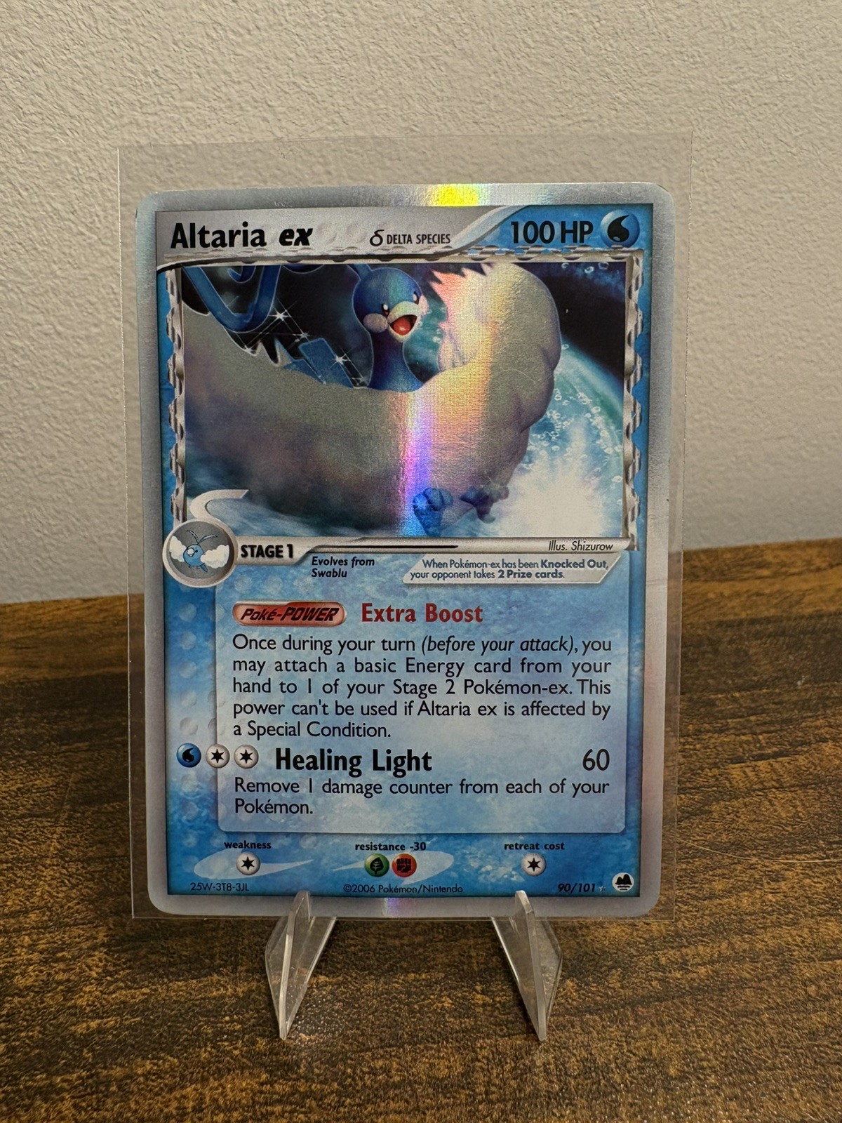 Altaria ex 90/101 EX Delta Species Pokemon Card Holo Foil Rare HP
