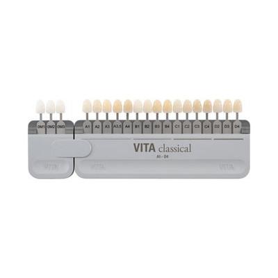 New 1 Set Classical Dental Vita Shade Guide with Bleached Shades Clip