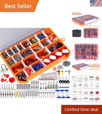 Fishing Lures, All-in-One Fishing Tackle Box with Tackle Included, Fishing Ge...