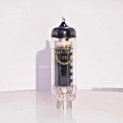 1 x QQE03/12 TESLA Double Tetrode VHF TUBE = CV2798 = GU17 NEW