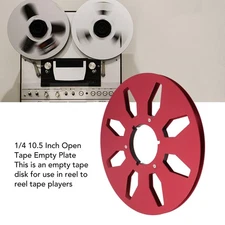 1/4 10.5 Inch Empty Tape Reel Professional 8 Holes Wind Resistance Metal Takeup