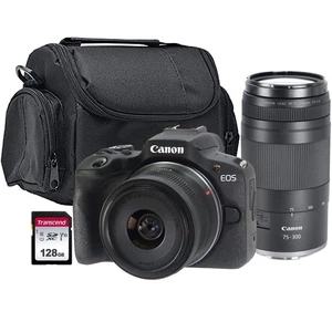 Canon EOS R100 Caméra avec RF-S 18-45mm IS STM Lentille et RF 75-300mm Ensemble d'objectifs