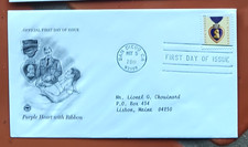 PURPLE HEART MILITARY MEDAL GEORGE WASHINGTON 2011 PCS CACHET FDC