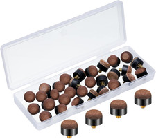 30 tacos billar puntas 12 13 mm nylon reemplazo accesorios tacos billar