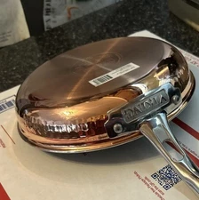 Viking 10” Hammered Copper Triply Skillet-frypan New With Tags