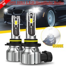9005 HB3 LED Headlight High Beam Bulbs Ultra Bright Kit White Lamp Pack of 2-20
