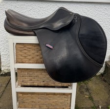 John Whitaker Pro jump Saddle 17” - Havana Brown - Horse Equestrian