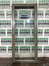 ALUMINIUM BACK DOOR EXTERNAL EXTERIOR NEW RATIONEL ALUCLAD WOOD GREY