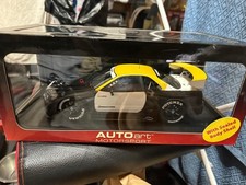 AUTOart JGTC 2001 Test Car R34 1/18 Scale Model Black White Yellow Genuine
