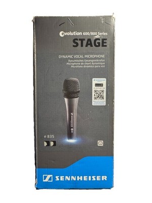 Sennheiser E835 Cardioid Dynamic Vocal Microphone in box