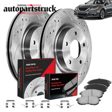 Front Brake Rotors Brake Pads For Nissan Altima 2007 2008 2009 2010-2013