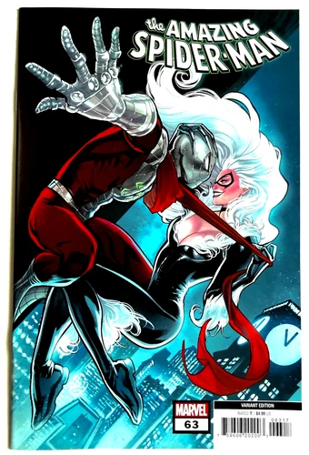 AMAZING SPIDER-MAN #63 LUCAS WERNECK 1:25 BLACK CAT VARIANT 2024 MARVEL NM