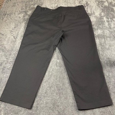 LOFT The Riviera Slim Curvy Pants Black Size 18 Business Casual Trousers Office