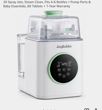 JoyBubba Electric Baby Bottle Washer Sterilizer Dryer BPA Free White/Green