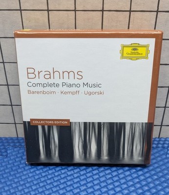 Brahms Complete Piano Music 9 CD Box Set Excellent  Deutsche Grammophon