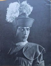 Placa fotográfica de ballet Serge Lifar Le Chevalier Errant Serge Lido 1951 9,45*11,81 pulgadas