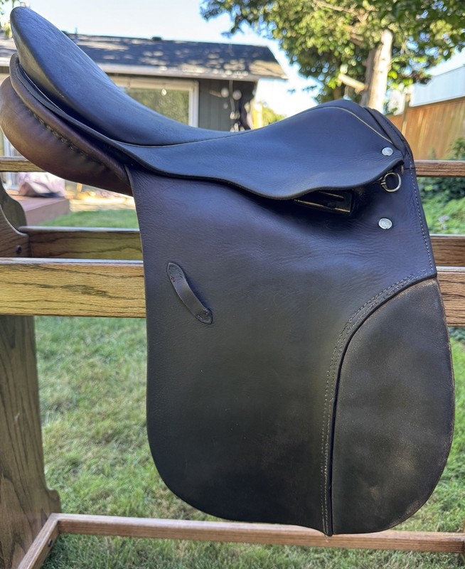 Stubben Dressage Saddle 17.5” Seat 31cm Tristan Extra Soft Leather Nice Overall