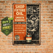 Man Cave Garage Funny 8x12 Size Aluminum Vintage Metal Sign