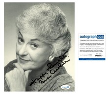 Bea Arthur "The Golden Girls" AUTOGRAPH Signed 'Dorothy Zbornak' 8x10 Photo ACOA