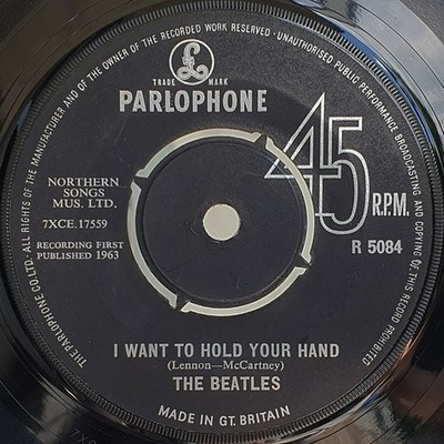 The Beatles - I Want To Hold Your Hand - (R 5084) - (7'', Single, Mono)