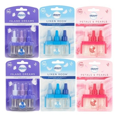 Airpure Symphony of Scents Steckminen (6er Pack) kompatibel mit 3volution