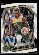 2025 Prizm WNBA White Seismic Prizms JORDAN HORSTON #37 Seattle Storm