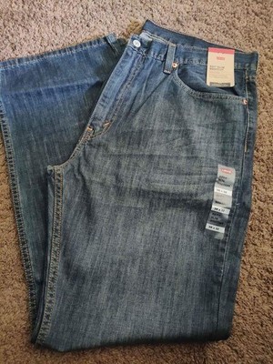 New Mens Levis 527 Slim Bootcut Blue Jeans Size 36 X 32 055270239 100% Cotton