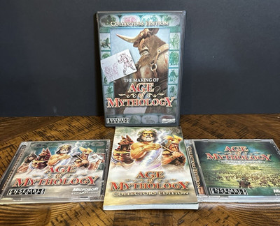 Age of Mythology Collectors Edition PC Game w/ Soundtrack, Making Of DVD, Manual