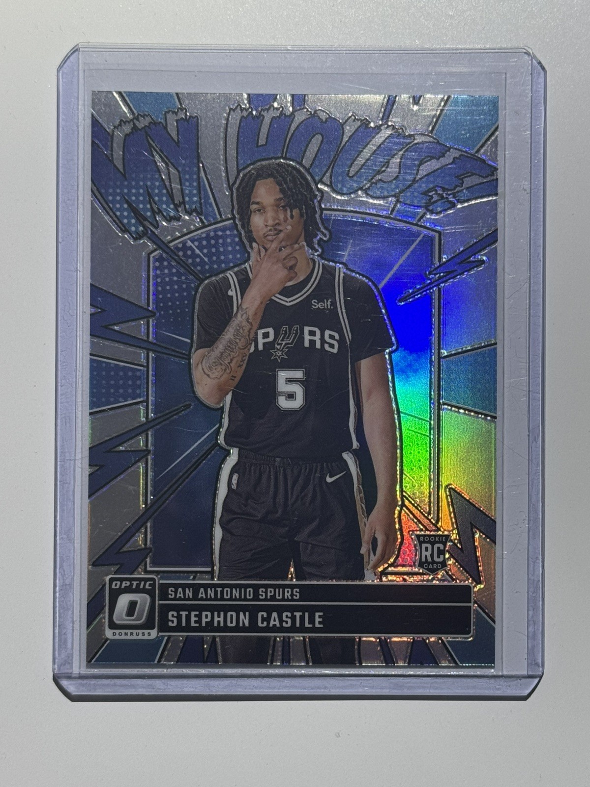 MY HOUSE STEPHON CASTLE SILVER PRIZM 2024-25 PANINI DONRUSS OPTIC