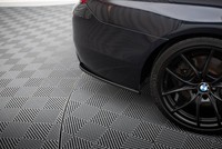 Heck Ansatz Flaps Diffusor V.3 FüR BMW 5Er M-Paket F10 Schwarz HeckschüRze