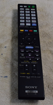 SONY Original RM-AAP078 Remote Control Sony Home Theater AV System Works
