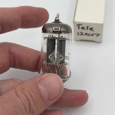 Telefunken 12au7 Vintage Vacuum Tube Hickok Tested Western Germany Balanced