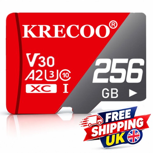 256GB Micro SD Card Memory Card Class 10 A2 Fr Camera Phones SD Card & Adapter