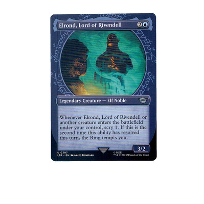 Magic The Gathering MTG Elrond, Lord of Rivendell U 0307 LTR EN Card NM