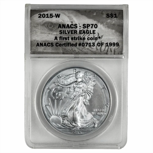 2015W American Silver Eagle $1 First Strike ANACS SP 70