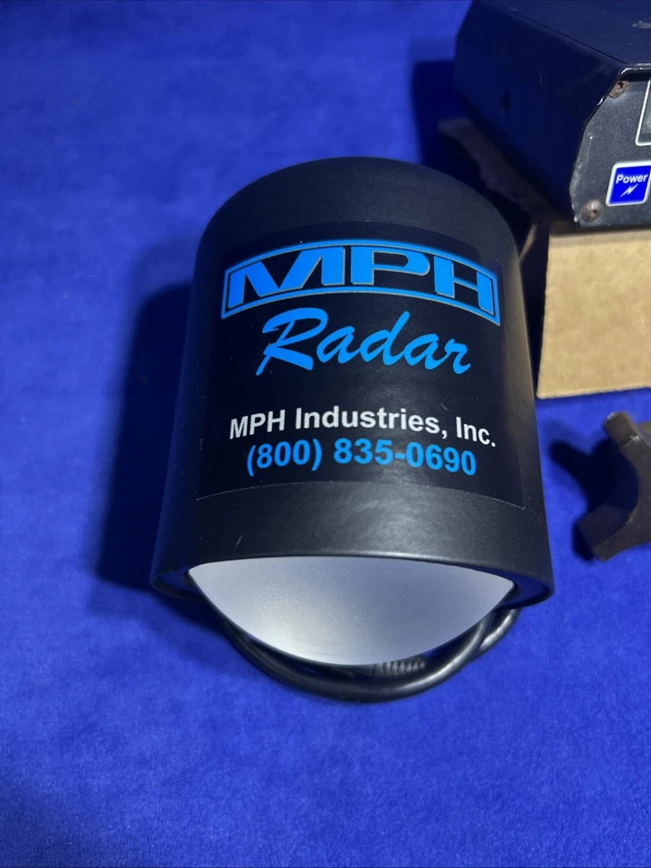 Sistema de radar policial MPH Python III 3K banda con control remoto y antena 990846 990831 Foto 2 de 4