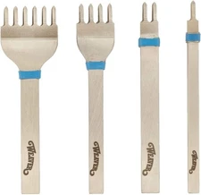 Weaver Leathercraft Supply Diamond Stitching Chisel Set, 5mm, Stainless Steel 