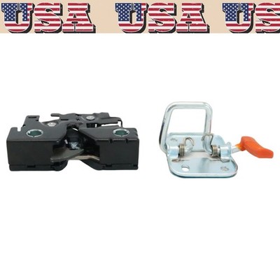 2 Pc Upper + Lower Bonnet Engine Hood Lock Latch Set For VW Passat NMS Jetta MK6