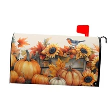 Fall Pumpkins Mailbox Covers Magnetic 21x18 inch Fall Pumpkins-Welcome Seasonal