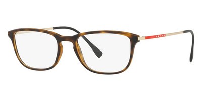Prada Linea Rossa PS05IV U611O1 Havana-Silver Eyeglasses 54mm / New