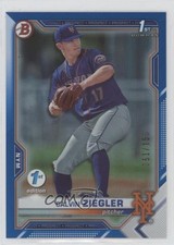 2021 Bowman Draft 1st Edition Blue Foil 51/150 Calvin Ziegler #BD-123 7iu