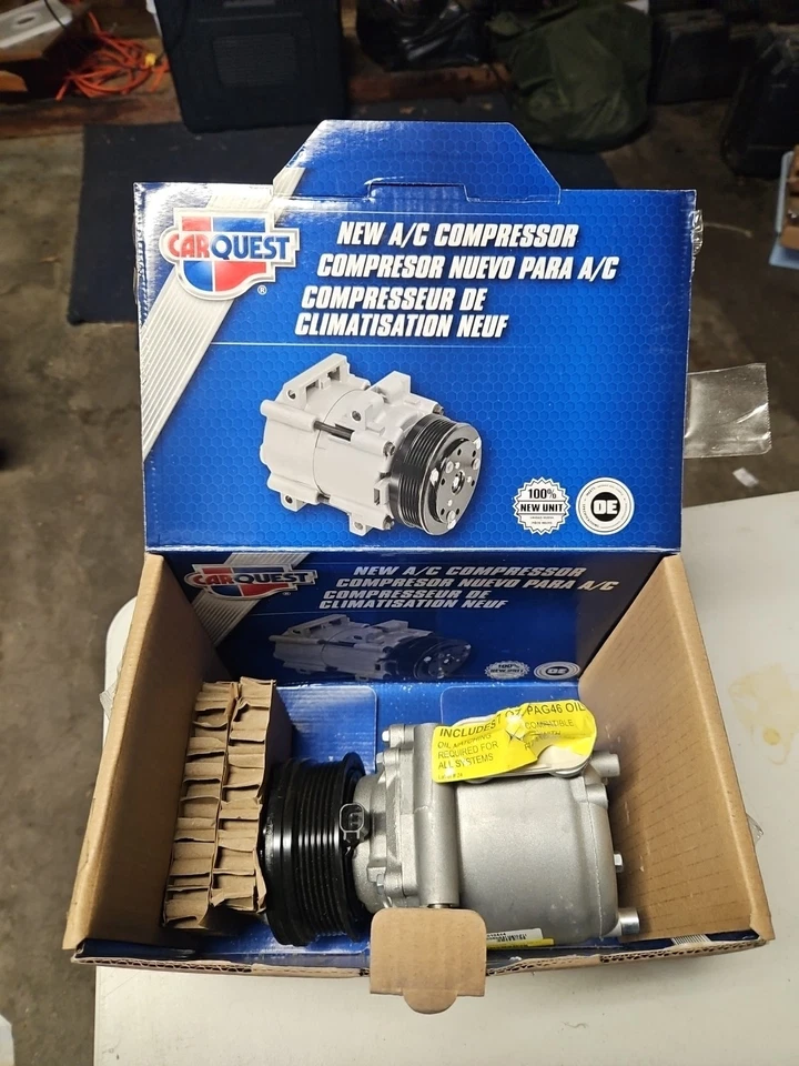 AC Compressor for Ford Expedition Lincoln Navigator 5.4L 2007-2014 - Image 2 of 4