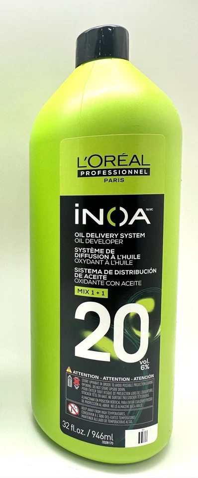 Loreal Inoa Rich Developer 20 Volumen 32 OZ Paquete NUEVO Foto 2 de 3